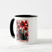 Mug Carte de Tarot Void Cat (Devant gauche)