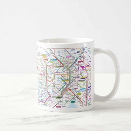 Mug Carte de Tokyo (Droite)