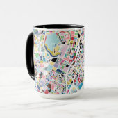 Mug Carte de Tokyo Japon (Devant gauche)