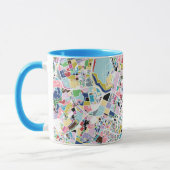 Mug Carte de Tokyo Japon (Gauche)