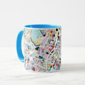 Mug Carte de Tokyo Japon (Devant gauche)