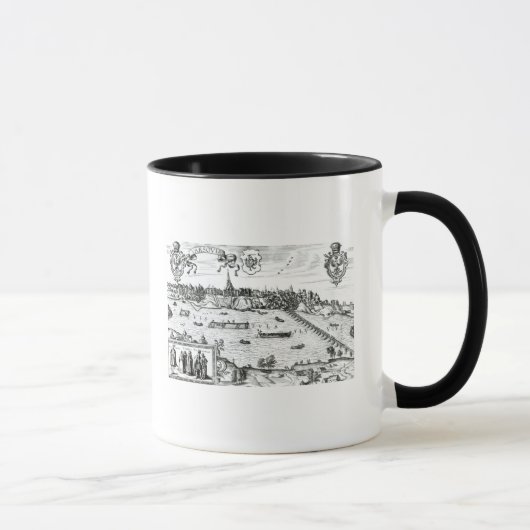 Mug Carte de Varsovie, de "Civitates Orbis Terrarum" (Droite)