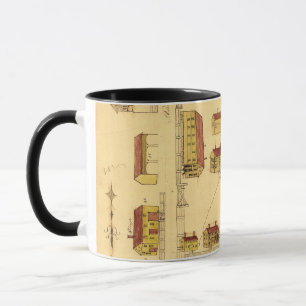 MUG CARTE DE VILLAGE DE DISPOSITIF TREMBLEUR, 1849