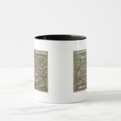 Mug Carte de Vilnius, Lithuanie, de 'Civitates Orbis T (Centre)