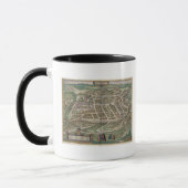 Mug Carte de Vilnius, Lithuanie, de 'Civitates Orbis T (Gauche)