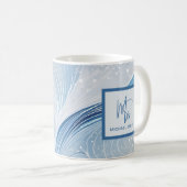 Mug Carte de visite Luxe Square – Professionnelle (Devant droit)