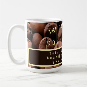 Mug Carte de visite pour grains de café torréfiés arti