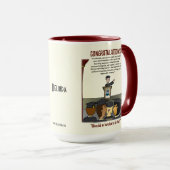 Mug Carte de voeux des diplômés (Devant droit)