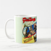 Mug Carte de vœux du parc Glacier (Gauche)
