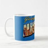 Mug Carte de vœux vintage Albuquerque NM (Gauche)