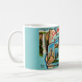 Mug Carte de vœux vintage Oregon (Gauche)