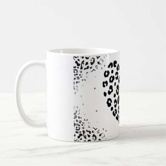Mug Carte de vœux Zebra love (Gauche)