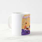 Mug Carte de voyage costaricaine (Devant gauche)