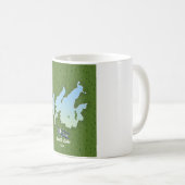 Mug Carte de voyage du lac Leech (Devant droit)