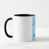 Mug Carte de voyage illustrée d'Hawaii (Gauche)