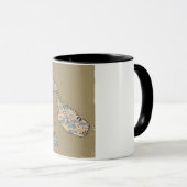 Mug Carte de voyage illustrée Malte (Devant droit)