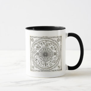 Mug Carte de vue d'Oxford de la bibliothèque de