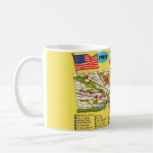 Mug Carte de Washington DC (Gauche)