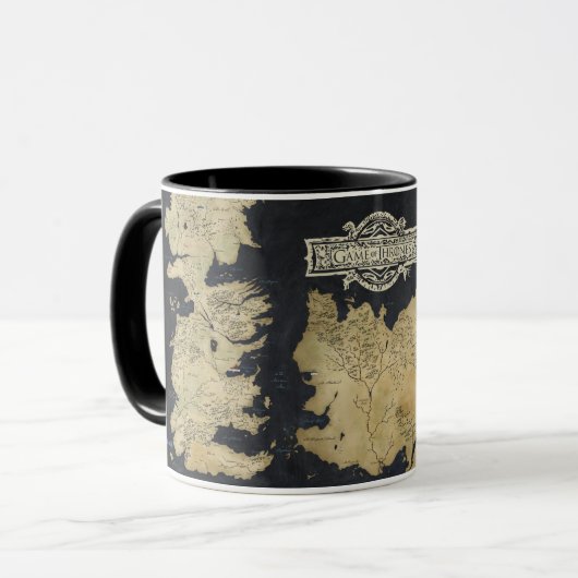 Mug Carte de Westeros (Devant gauche)