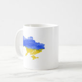 Mug Carte d'eau ukrainienne (Devant gauche)