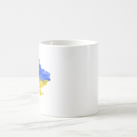 Mug Carte d'eau ukrainienne (Centre)