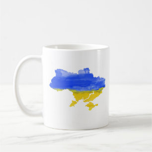 Mug Carte d'eau ukrainienne