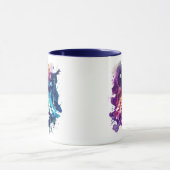 Mug Carte d'échecs aquarelle (Centre)