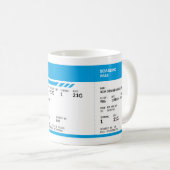 Mug Carte d'embarquement (bleu) DOS (Devant droit)