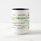 Mug Carte d'embarquement (rétro) SRG (Centre)