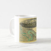 Mug Carte d'ère de guerre civile de Vicksburg (Devant gauche)