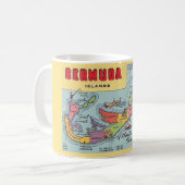 Mug Carte des Bermudes (Devant gauche)