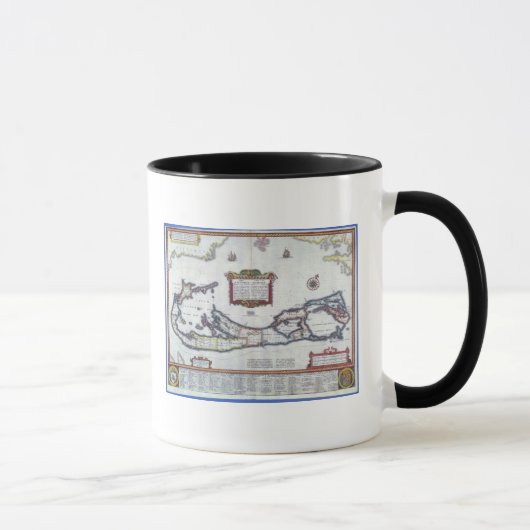 Mug Carte des Bermudes (Droite)