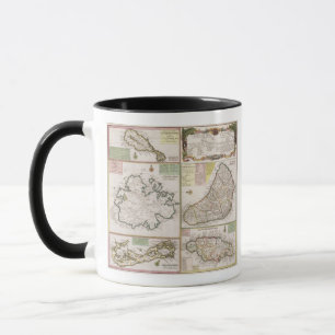 Mug Carte des colonies anglaises dans les Caraïbe,