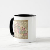 Mug Carte des comtés de Mason, Jackson et Roane (Devant gauche)