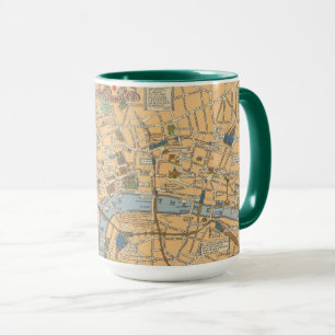Mug Carte des enfants de Londres, Angleterre