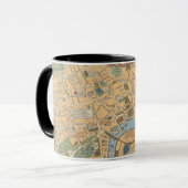 Mug Carte des enfants de Londres, Angleterre (Devant gauche)