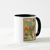 Mug Carte des États-Unis 2 (Devant droit)