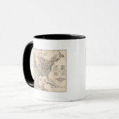 Mug Carte des États-Unis 3 (Devant gauche)