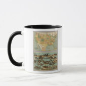 Mug Carte des États-Unis d'Amérique 2 (Gauche)