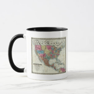 Mug Carte Des États-Unis, Du Canada, Du Mexique