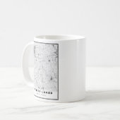 Mug Carte des Finger Lakes (Devant gauche)