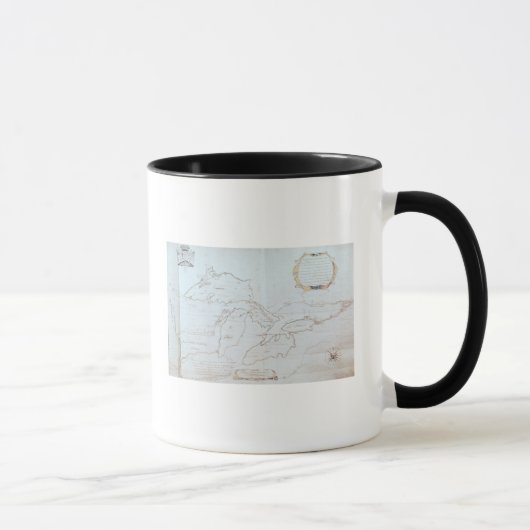 Mug Carte des Great Lakes (Droite)