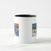 Mug Carte des îles, autochtones en canoë (Centre)