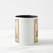 Mug Carte des îles britanniques (Centre)