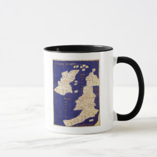 Mug Carte des îles britanniques, de 'Geographia