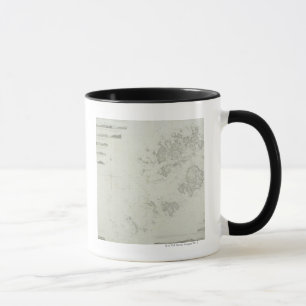 Mug Carte des îles de Scilly en Grande-Bretagne