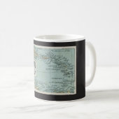 Mug Carte des îles des Caraïbes (Devant droit)