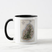 Mug Carte des Îles Maurice, illustration 'Paul et (Gauche)