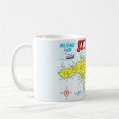 Mug Carte des Îles Vierges de Saint-Thomas (Gauche)