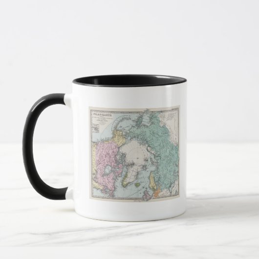 Mug Carte des mers polaires (Gauche)